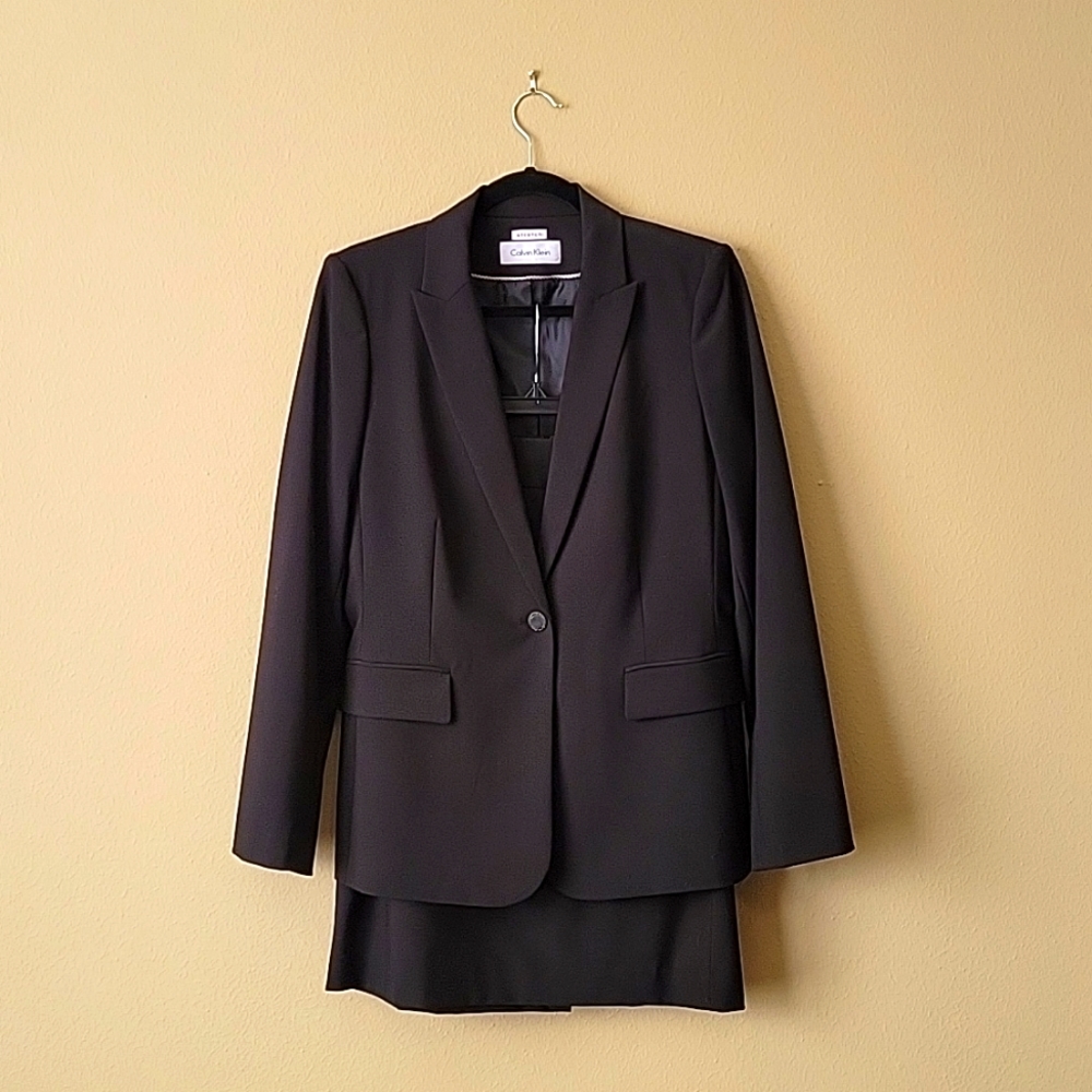 Calvin Klein Blazer & Skirt Suit Set 10
